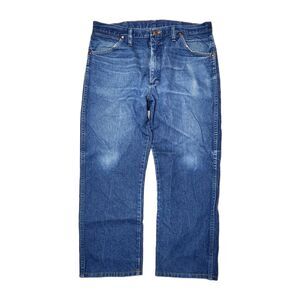 Wrangler Jeans Mens 36x29 13MWZ‎ Denim Cowboy Western Chore Workwear Blue Collar